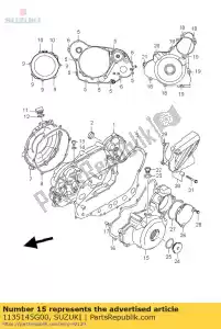 suzuki 1135145G00 deksel, magneto - Onderkant