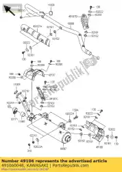 Tutaj możesz zamówić pokrywa-t? Umik kvf650f6f od Kawasaki , z numerem części 491060048: