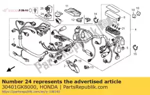 Honda 30401GK8000 kussen, c.d.i. eenheid - Onderkant