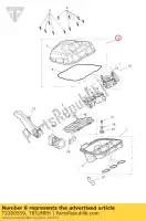 T2200559, Triumph, conjunto de caja de aire superior triumph tiger 800 tiger 800xc 800 2011 2012 2013 2014 2015, Nuevo