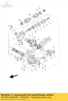 5KM461620000, Yamaha, housing, bearing 2 yamaha yfm 450 660 2002 2003 2004 2005 2006 2007, New