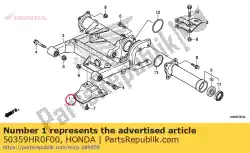 Aqui você pode pedir o guarda, junta de garfo em Honda , com o número da peça 50359HR0F00: