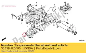 Honda 50359HR0F00 guard, yoke joint - Bottom side