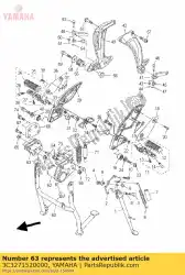 Qui puoi ordinare staffa, cavalletto principale 2 da Yamaha , con numero parte 3C3271520000: