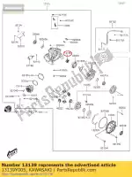 13139Y005, Kawasaki, 01 shifter kawasaki  700 2019 2020 2021, Novo