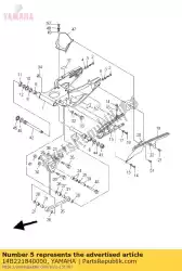 Ici, vous pouvez commander le buisson auprès de Yamaha , avec le numéro de pièce 14B221840000: