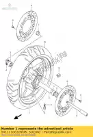 5411110G10YD8, Suzuki, wheel,front(15m suzuki an burgman  a an650a executive an650aaz 650 , New