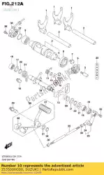 Here you can order the stopper,shift c from Suzuki, with part number 2535006G00: