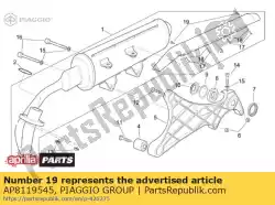 schroef van Piaggio Group, met onderdeel nummer AP8119545, bestel je hier online: