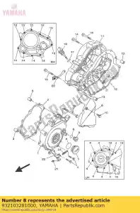 yamaha 932103281000 o-ring - Onderkant