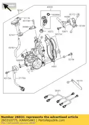 Tutaj możesz zamówić uprz??, rr od Kawasaki , z numerem części 260310775: