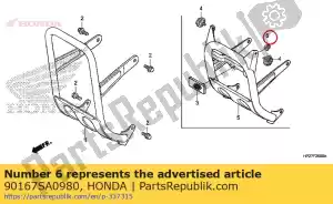 honda 90167SA0980 nakr?tka, ko?pak ko?nierzowy, 5mm - Dół