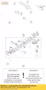 ktm 69014069300 velocímetro - Lado inferior