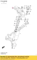 Aquí puede pedir cabeza, steer. Stem de Suzuki , con el número de pieza 5131131J00YTA:
