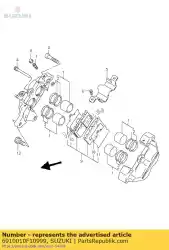 Qui puoi ordinare caliper assy, ?? Re da Suzuki , con numero parte 6910010F10999: