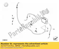 Here you can order the throttle cable, break contact from BMW, with part number 32737714761: