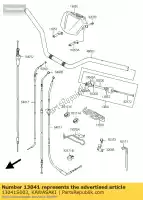 13041S003, Kawasaki, equilibrador, manillar ksf400-a1 kawasaki kfx 400 2004 2005 2006, Nuevo