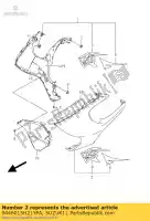 9446015H21YPA, Suzuki, cowling,side,l suzuki gsx 1300 2010 2011, New