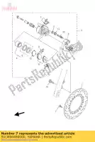 5VLW00480000, Yamaha, Kit de parafuso de sangria yamaha ybr ybred ed 125, Novo