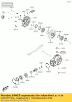 92055Y005, Kawasaki, ring-o, 30,8 mm kvf300ccf kawasaki  brute force j kvf 50 90 125 300 700 2012 2013 2015 2016 2017 2018 2019 2020 2021, Novo