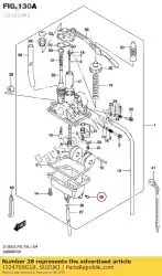 Aqui você pode pedir o parafuso, dreno em Suzuki , com o número da peça 1324709G10: