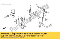 Ici, vous pouvez commander le stand comp., côté auprès de Honda , avec le numéro de pièce 50530KTW900: