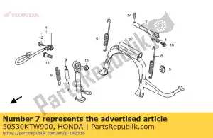 Honda 50530KTW900 stand comp., côté - La partie au fond