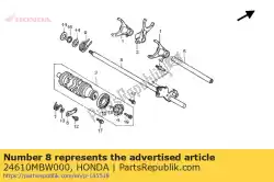 Aqui você pode pedir o comp. Fuso, câmbio de marchas em Honda , com o número da peça 24610MBW000: