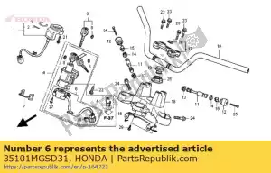 Honda 35101MGSD31 basiscomp., contact - Onderkant