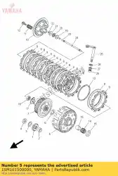 Aquí puede pedir engranaje impulsado primario comp. De Yamaha , con el número de pieza 1SM161500000: