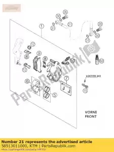 ktm 58513011000 brakeho. przód 1300mm 04 - Dół