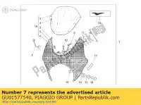 GU01577540, Piaggio Group, support rh moto-guzzi v 1100 1999 2001, Nouveau