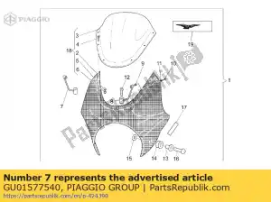 Piaggio Group GU01577540 support rh - La partie au fond