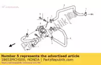 18653MCH000, Honda, tubo c, presa d'aria honda vtx  c1 c vtx1800c vtx1800c1 1800 , Nuovo