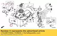 17418KYJ960, Honda, aucune description disponible pour le moment honda  cbr 250 300 2011 2013 2017 2018, Nouveau