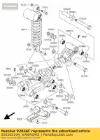 92026S104, Kawasaki, entretoise kawasaki kfx 400, Nouveau