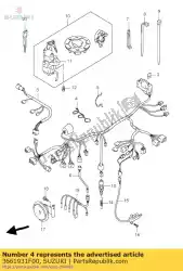 Here you can order the guide,wiring ha from Suzuki, with part number 3661931F00: