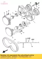 2LA843971000, Yamaha, pokrywa, gniazdo yamaha fzr fz xt tdm xtz tenere fzrrw fzrr 1000 750 600 850, Nowy