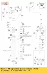 Here you can order the monoshock lower part cpl. 07 from KTM, with part number 50180484S1: