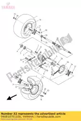 gewricht, ketting van Yamaha, met onderdeel nummer 946818701100, bestel je hier online: