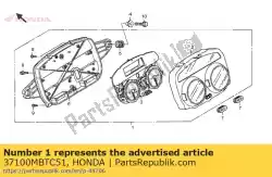 Here you can order the no description available at the moment from Honda, with part number 37100MBTC51: