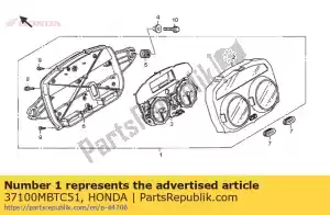 honda 37100MBTC51 nenhuma descrição disponível no momento - Lado inferior