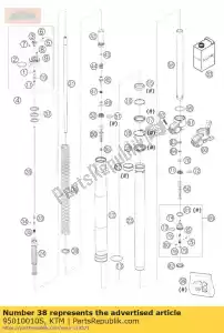 ktm 95010010S spr??yna 3,6 n / mm zestaw d = 4,6mm - Dół