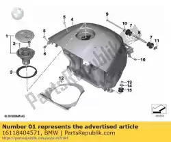tank deksel van BMW, met onderdeel nummer 16118404571, bestel je hier online: