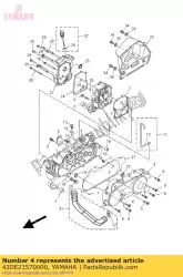 Aqui você pode pedir o parafuso em Yamaha , com o número da peça 43DE21570000: