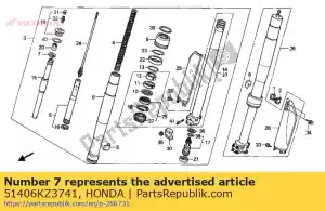 honda 51406KZ3741 no hay descripción disponible en este momento - Lado inferior