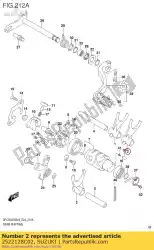 Aqui você pode pedir o garfo, mudança de marcha em Suzuki , com o número da peça 2522128C02: