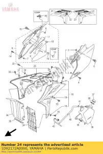 yamaha 1DX2172A0000 panneau 1 - La partie au fond