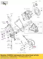 920551632, Kawasaki, anello-o kawasaki kvf650 prairie kvf360 4x4 kfx700 kvf750 ksv700a6f ksv700b6f ksv700a7f ksv700b7f eps brute force 650 4x4i 750 epsgef epshef gff hff camo 360 700 , Nuovo