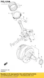Here you can order the washer,crank th from Suzuki, with part number 1222848G000E0: